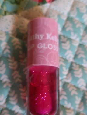 Vibrant Pink Glitter Lip Gloss Kathy Kelly